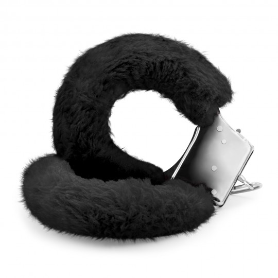 MENOTTES DE PELUCHE LOVE CUFFS CRUSHIOUS NOIRES