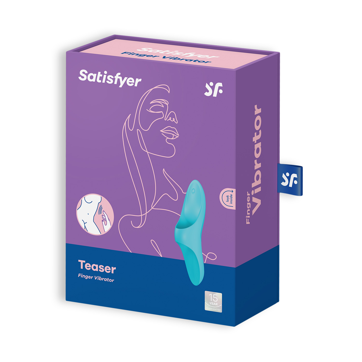 VIBRADOR DE DEDO TEASER SATISFYER AZUL