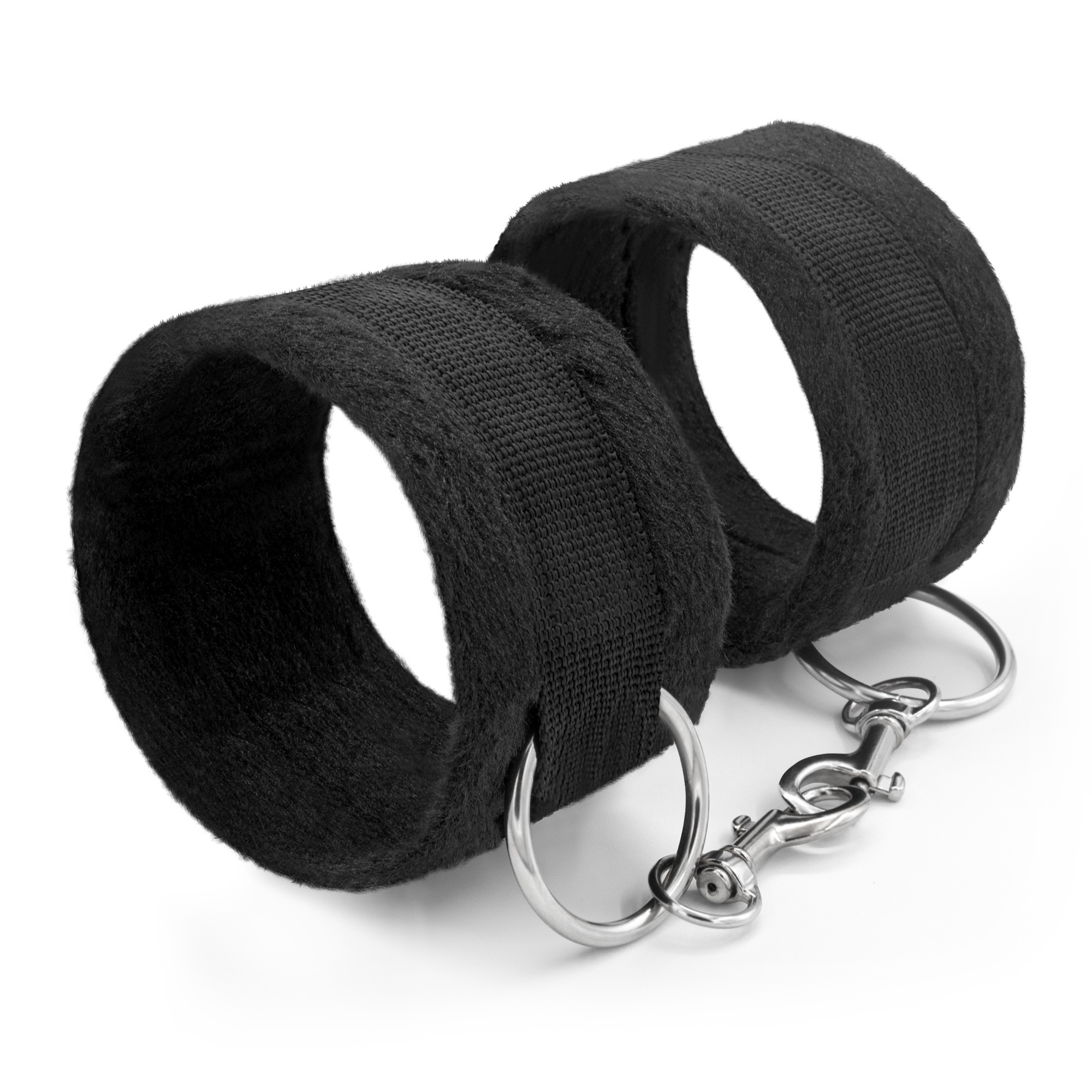 PACK DE 30 MENOTTES DE VELCRO TOUGH LOVE AVEC CHAINE DE 40CM SUPPLÉMENTAIRE CRUSHIOUS NOIRES