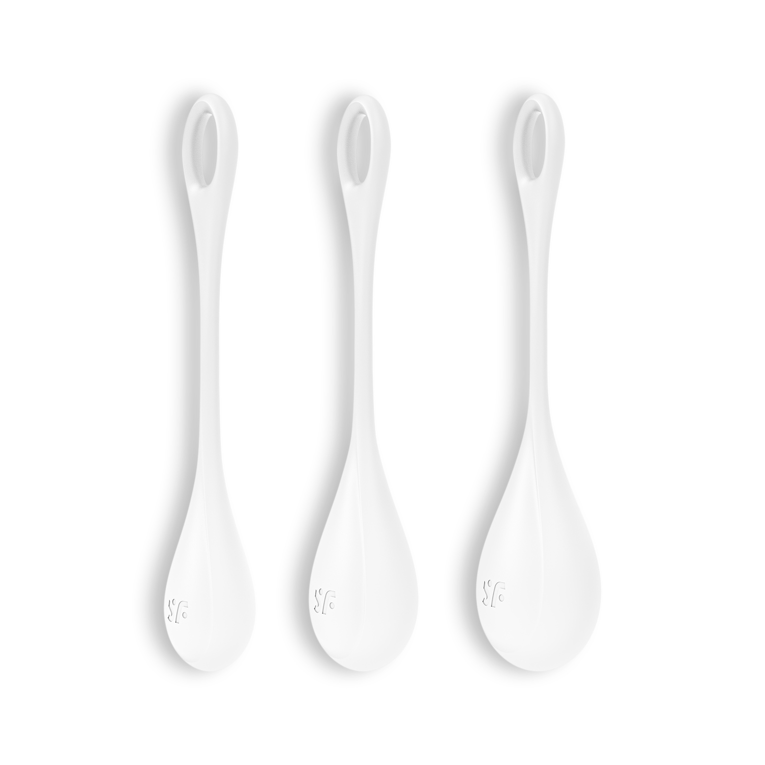 SET DI 3 PALLE DI KEGEL YONI POTENZA 1 BIANCO SATISFYER