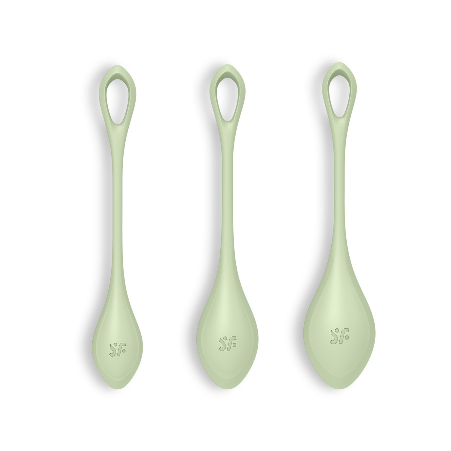 SET DI 3 PALLE DI KEGEL YONI POTENZA 2 VERDE SATISFYER