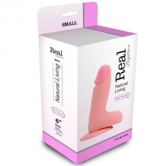 PENE REALÍSTICO REAL RAPTURE WATER SENSATIONS 6'' BLANCO