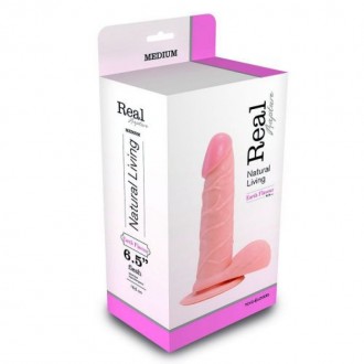 REALISTICO DILDO REALE RAPIMENTO TERRA SAPORE 6.5 " BIANCO