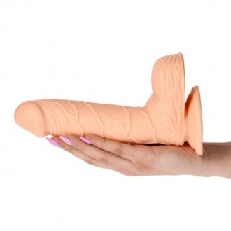 REALISTICO DILDO REALE RAPIMENTO TERRA SAPORE 7.5 " BIANCO