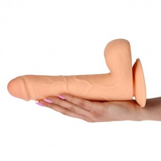 DILDO REALISTICO VERO RAPIMENTO FUOCO PASSIONE 9 " BIANCO