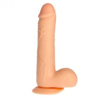 DILDO REALISTICO VERO RAPIMENTO FUOCO PASSIONE 9 " BIANCO