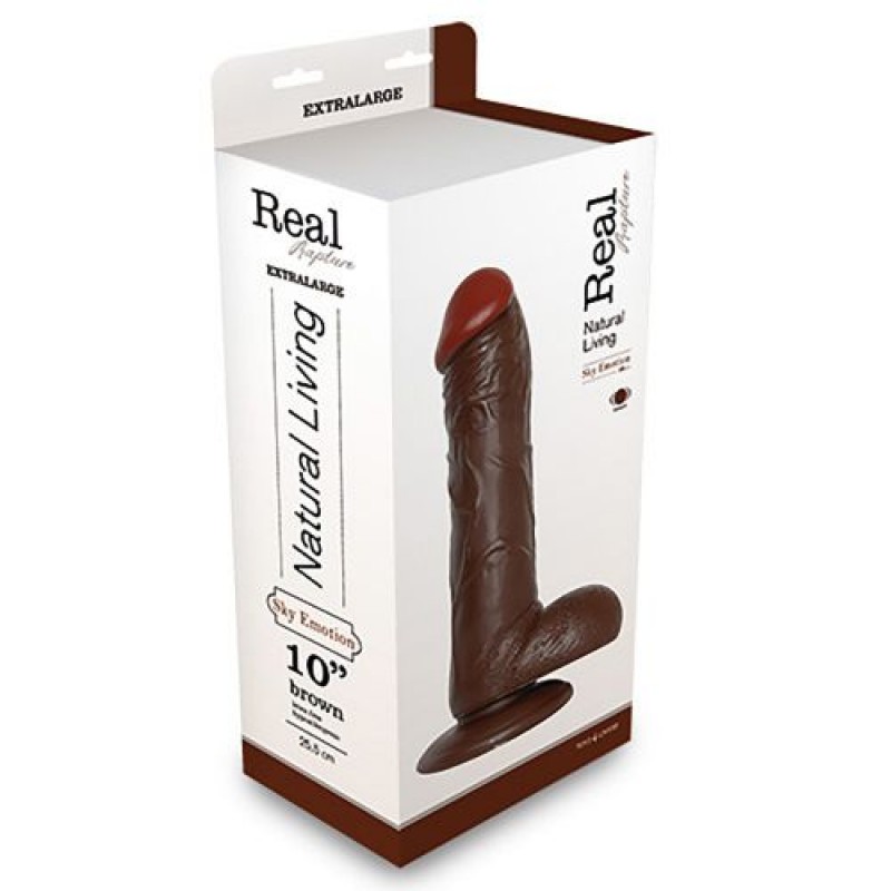 REAL RAPTURE SKY EMOTION REALISTIC VIBRATOR 10&#039;&#039; BLACK