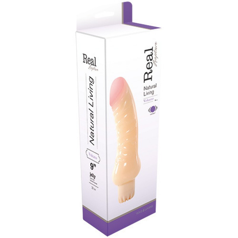 VIBRADOR JELLY REAL RAPTURE VOLCANO 9&#039;&#039;