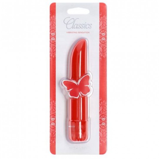 VIBRADOR CLASSICS VERMELHO PEQUENO