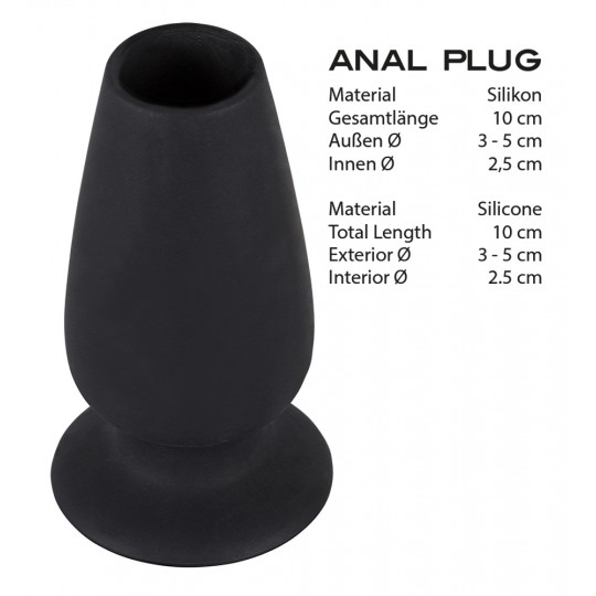 PLUG ANAL EM SILICONE LUST TUNNEL