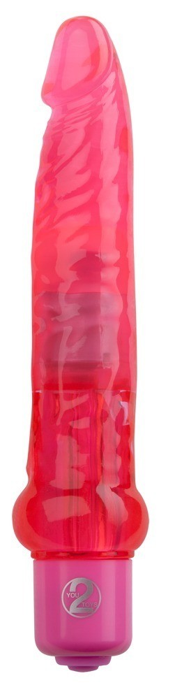 JELLY ANAL VIBRATOR PINK