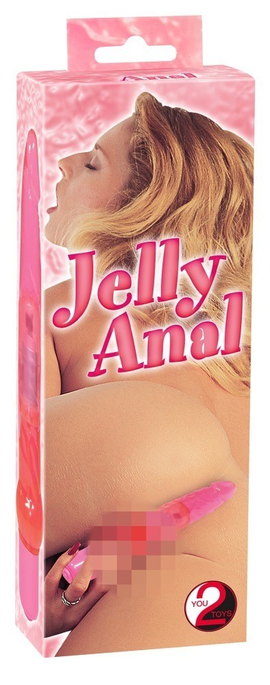 JELLY ANAL VIBRATOR PINK