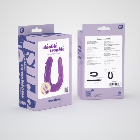 PACK DE 24 CONSOLADOR DOBLE DOUBLE TROUBLE CRUSHIOUS MORADO