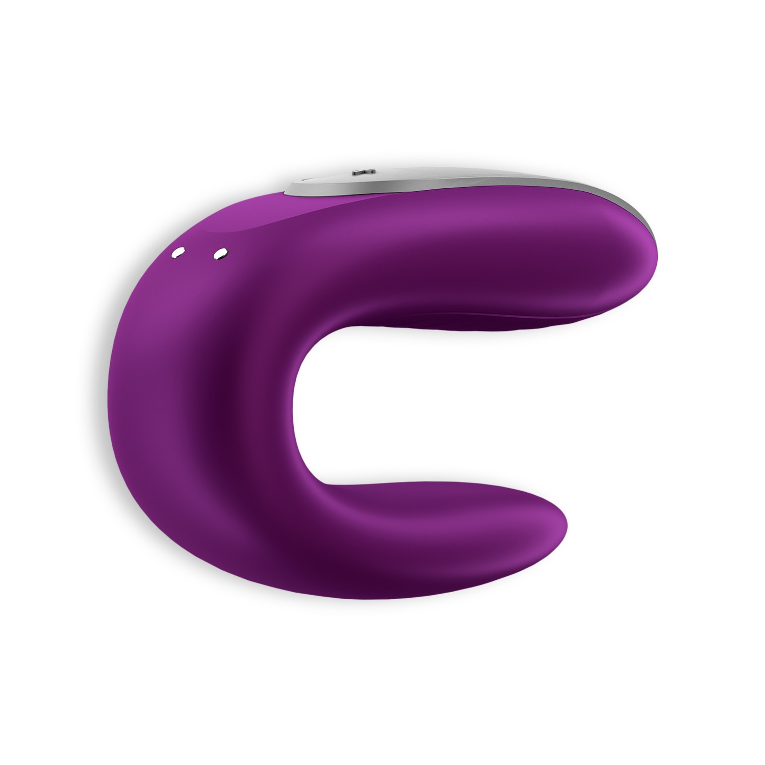 VIBRADOR DOUBLE FUN CON APP SATISFYER MORADO