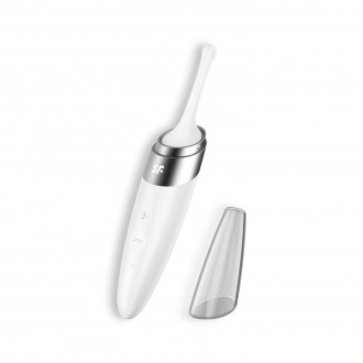 SATISFYER TWIRLING DELIGHT VIBRATOR WHITE