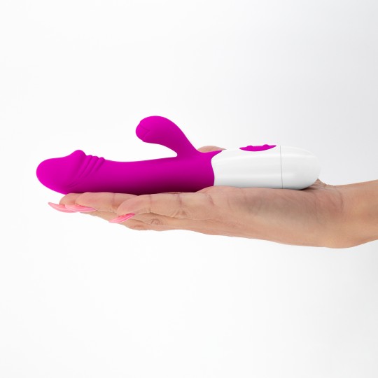 VIBROMASSEUR RABBIT LOLLIPOP ET LUBRIFIANT À BASE D’EAU INCLUS CRUSHIOUS