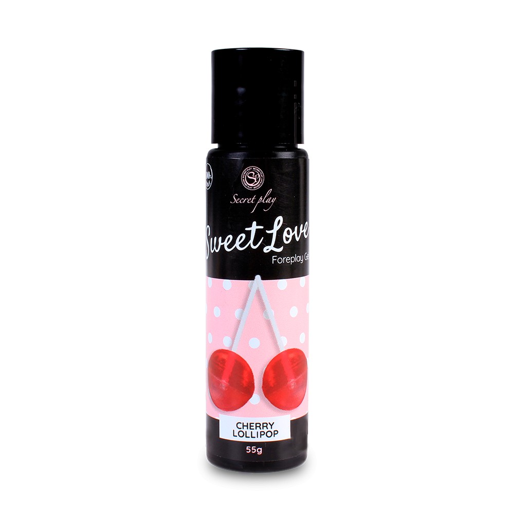 GEL LUBRICANTE CON SABOR A PIRULITO DE CEREZA SWEET LOVE SECRET PLAY 60ML