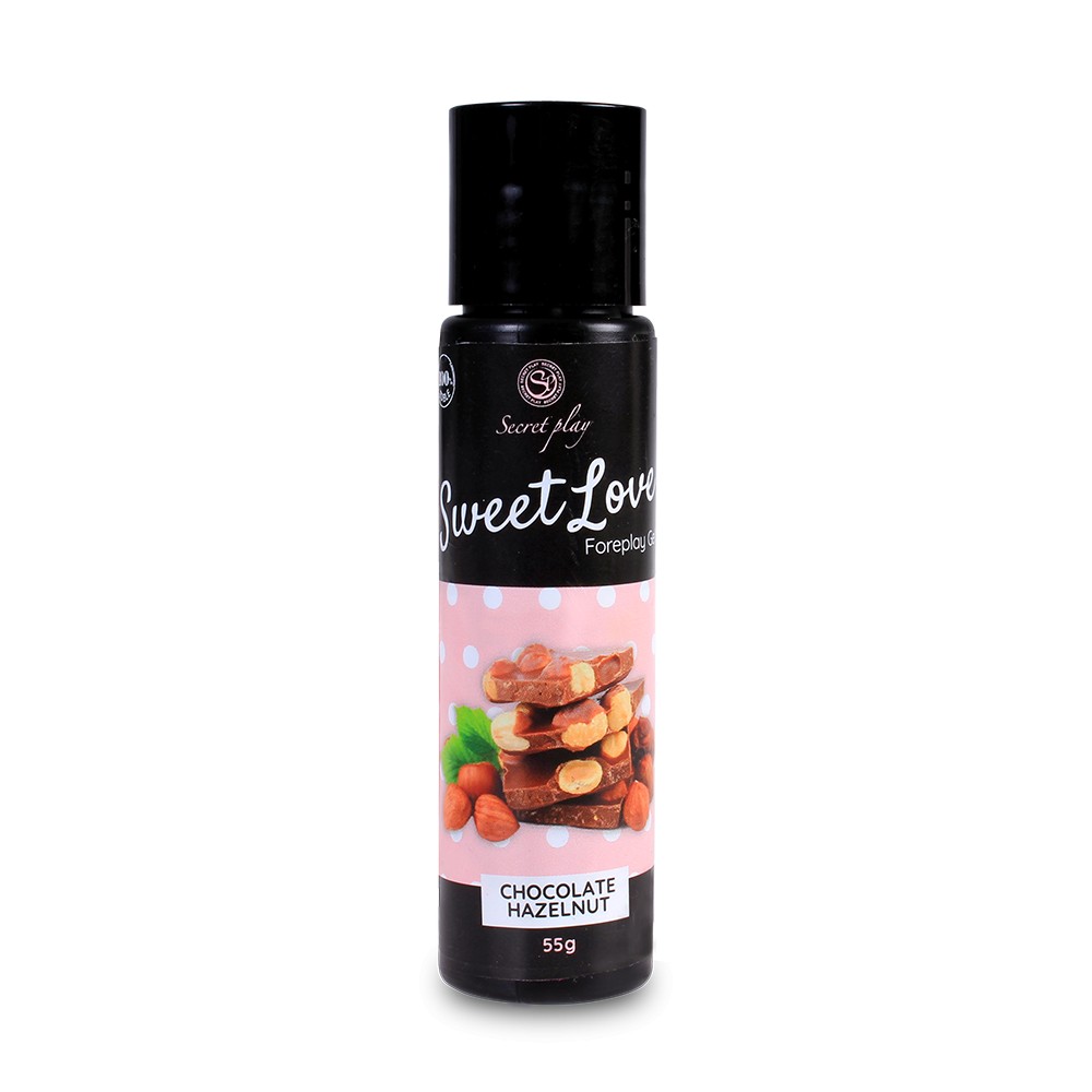 GEL LUBRICANTE CON SABOR A CHOCOLATE DE AVELLANAS BLANCO SWEET LOVE SECRET PLAY 60ML