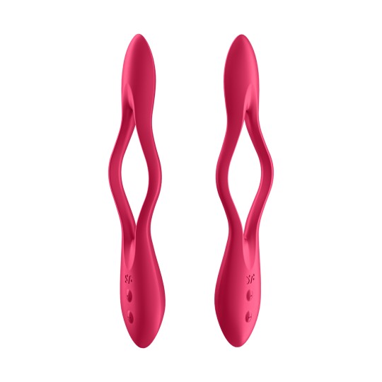 VIBRADOR ELASTIC JOY SATISFYER ROJO