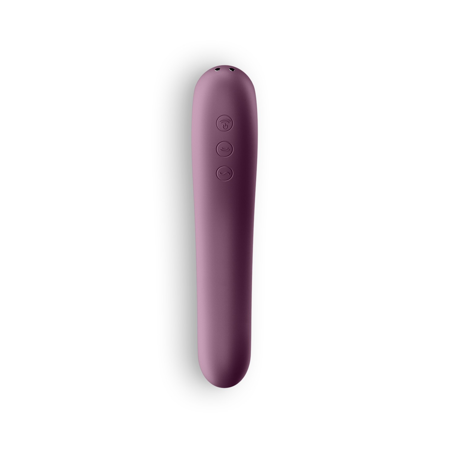 SATISFYER DUAL KISS VIBRATOR BORDEAUX