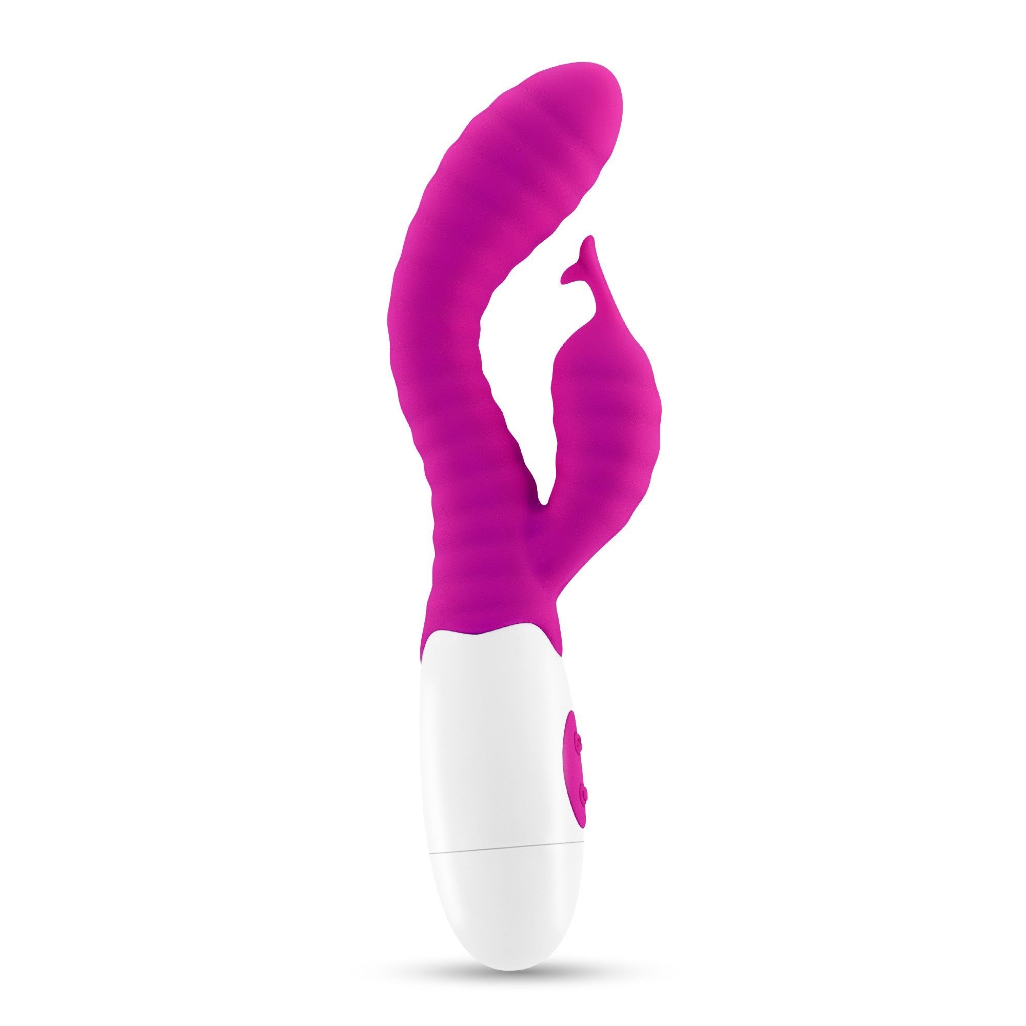 CRUSHIOUS GUMMIE RABBIT VIBRATOR PURPLE WITH WATERBASED LUBRICANT INCLUDED