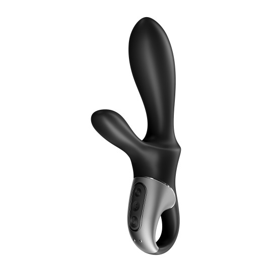 SATISFYER HEAT CLIMAX + VIBRATOR WITH APP BLACK