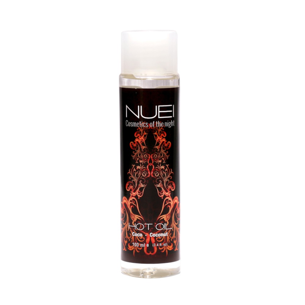 ÓLEO DE MASSAGEM COM EFEITO CALOR COCO HOT OIL NUEI 100ML