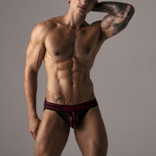 JOCKSTRAP MASSIVE RUDE LOCKER GEAR VERMELHO