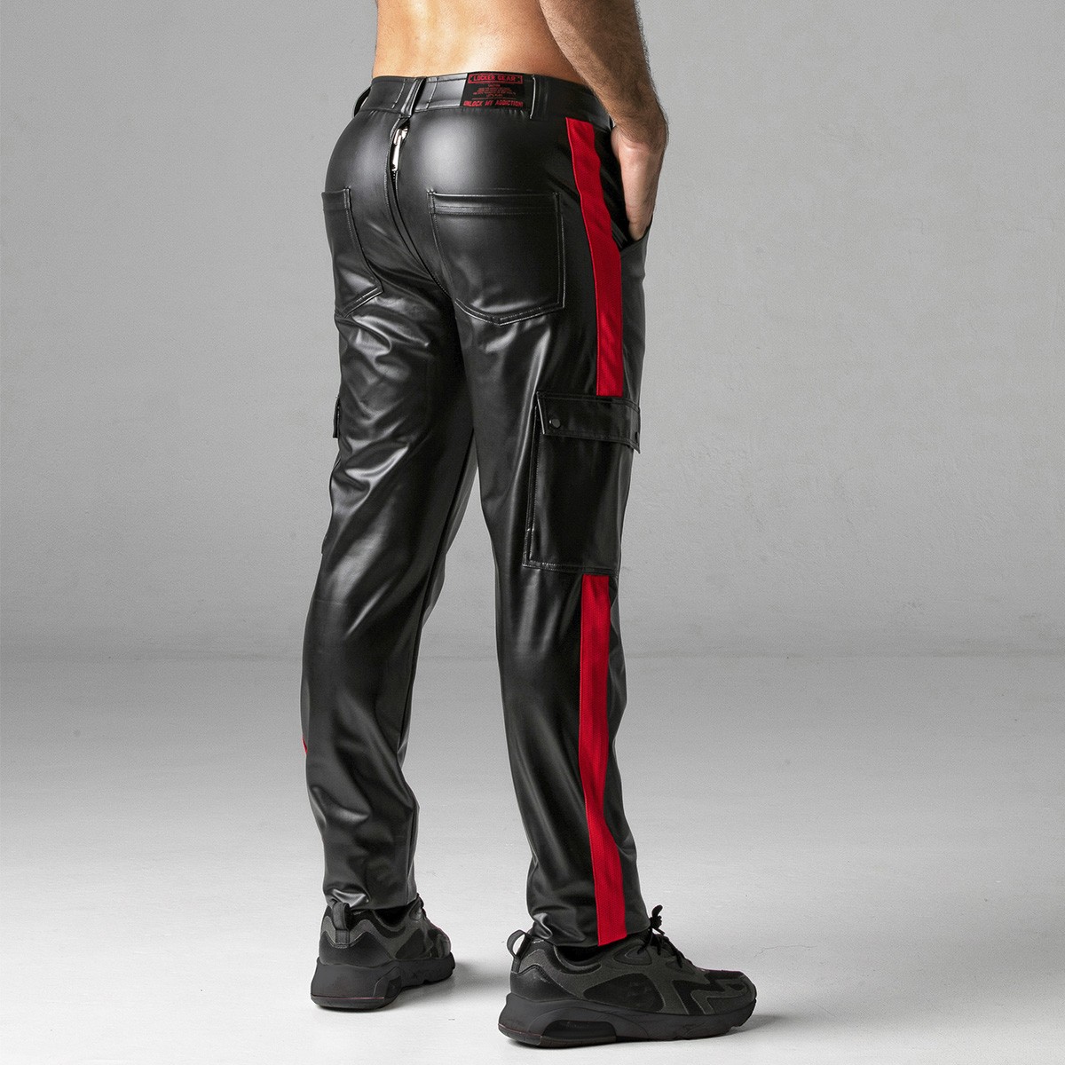 PANTALONI MASSIVE RUDE LOCKER GEAR ROSSO