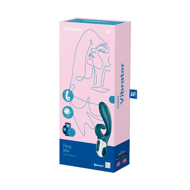 VIBRADOR HUG ME CON APP SATISFYER VERDE