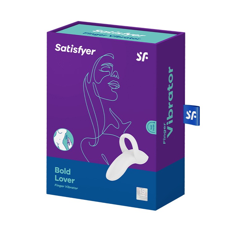 VIBRATORE DA DITO BOLD LOVER SATISFYER BIANCO