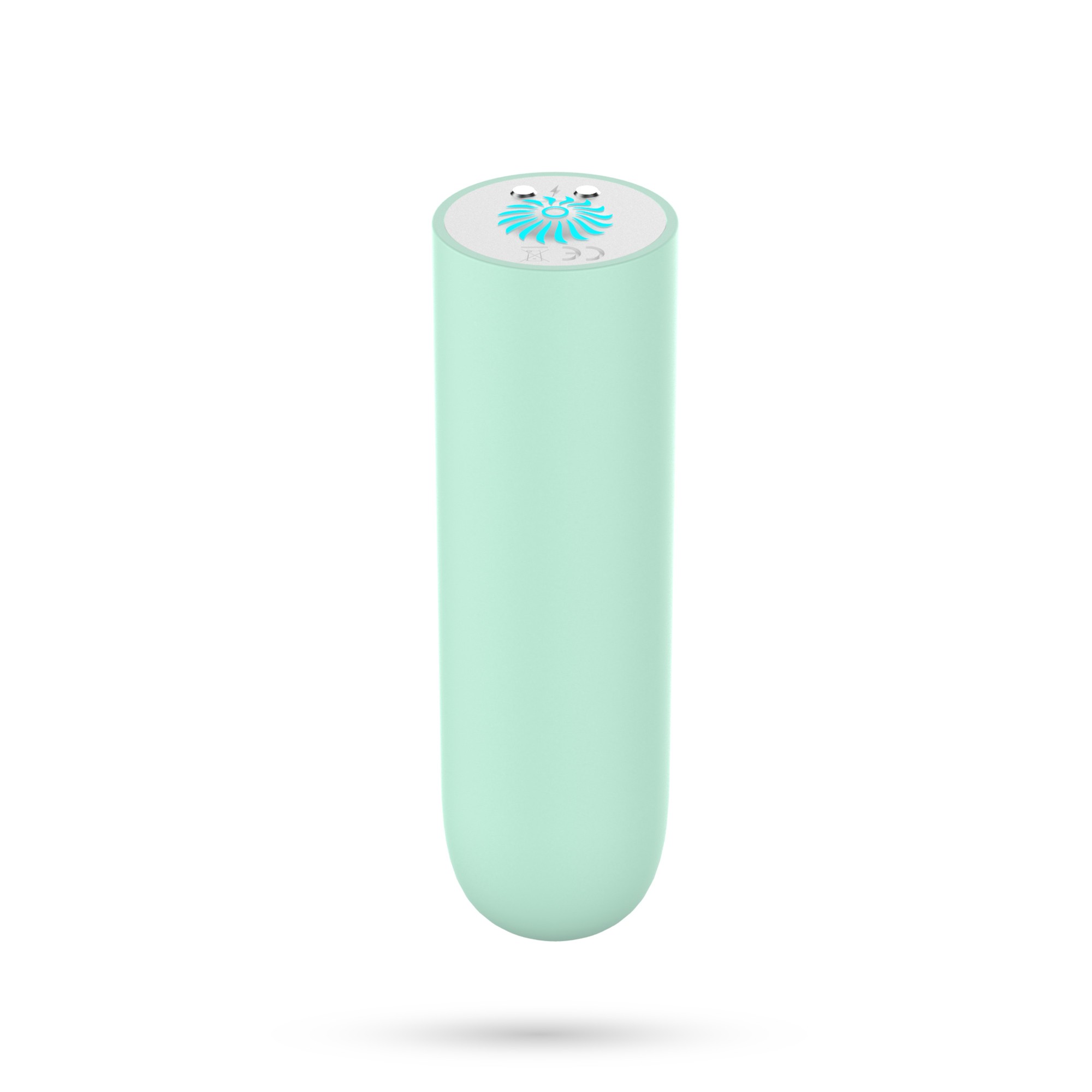 QUACKERS USB RECHARGEABLE VIBRATING BULLET MINT GREEN CRUSHIOUS