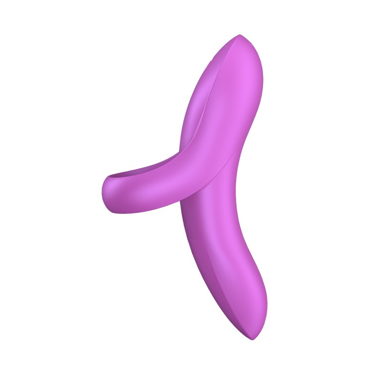 SATISFYER BOLD LOVER FINGER VIBRATOR PURPLE