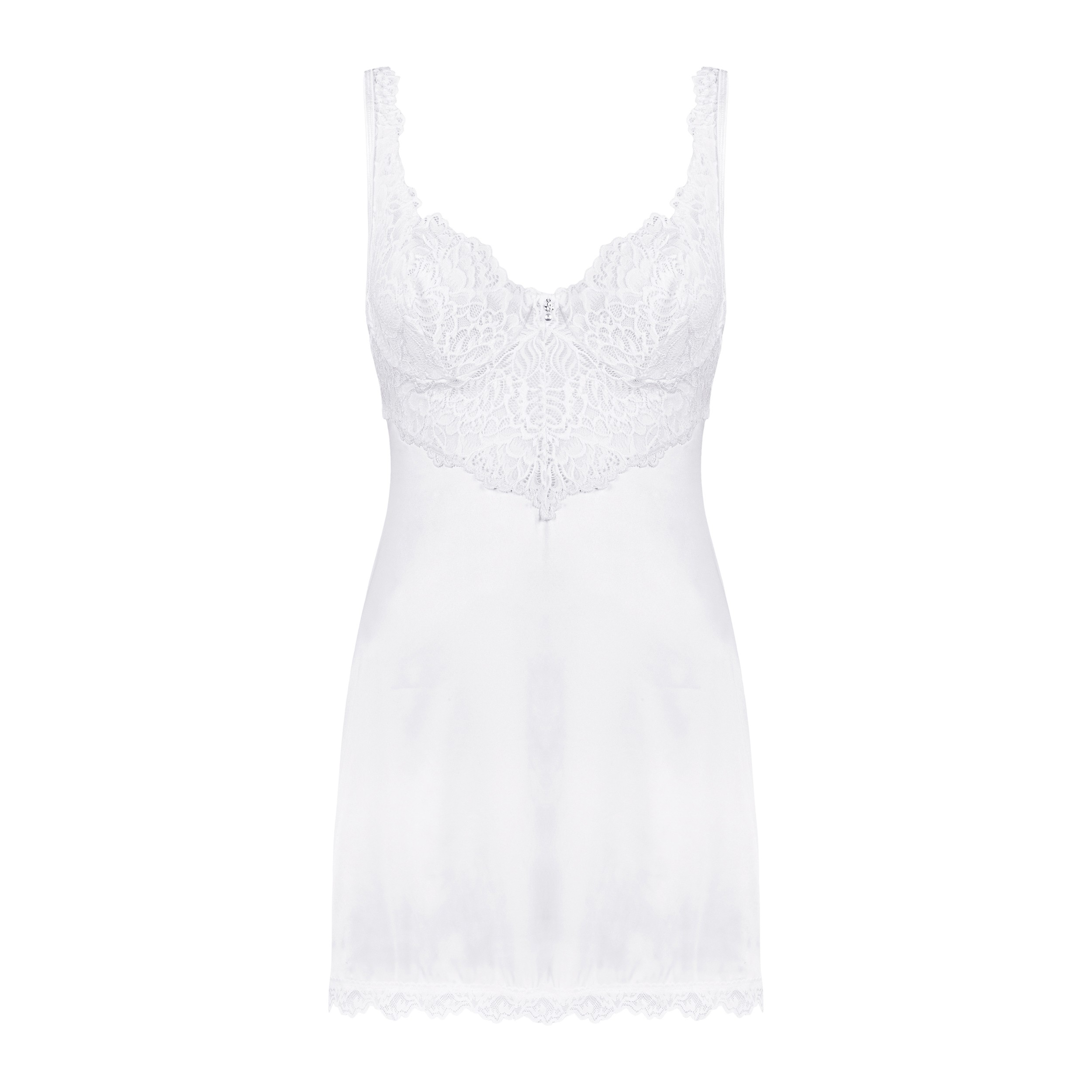 CHEMISE ET STRING AMOR BLANCO OBSESSIVE BLANC