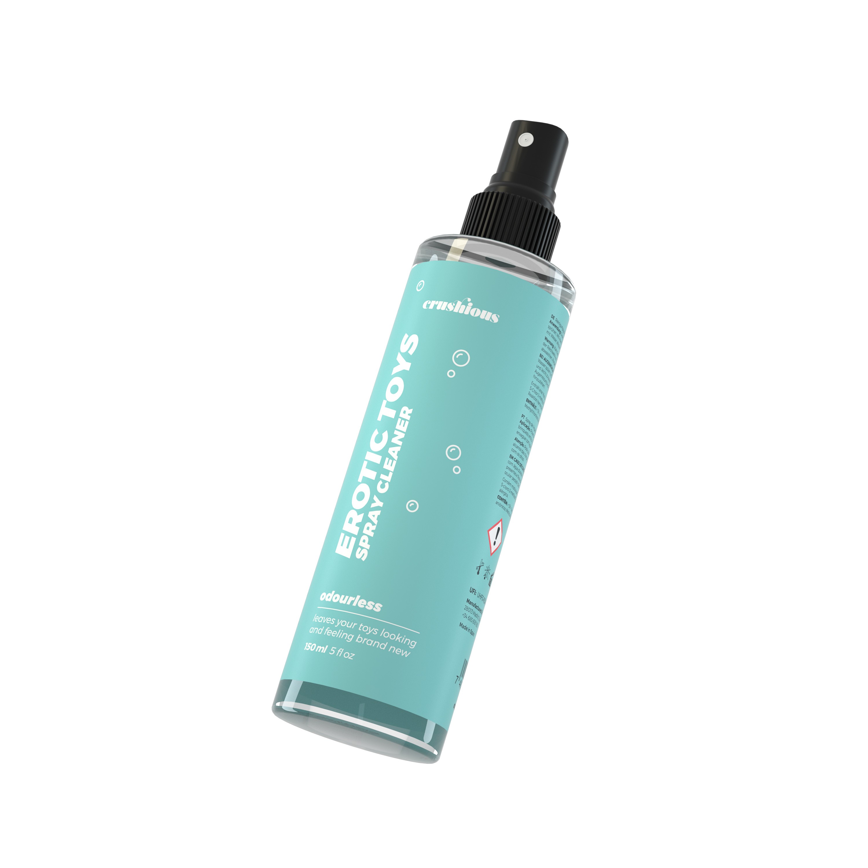 SPRAY DE LIMPEZA PARA BRINQUEDOS CRUSHIOUS 150 ML