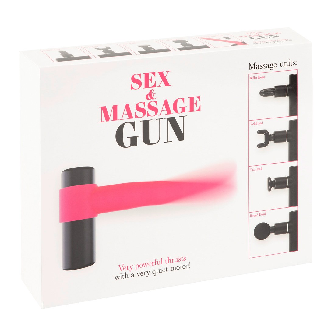 MASAJEADOR SEX &amp; MASSAGE GUN YOU2TOYS