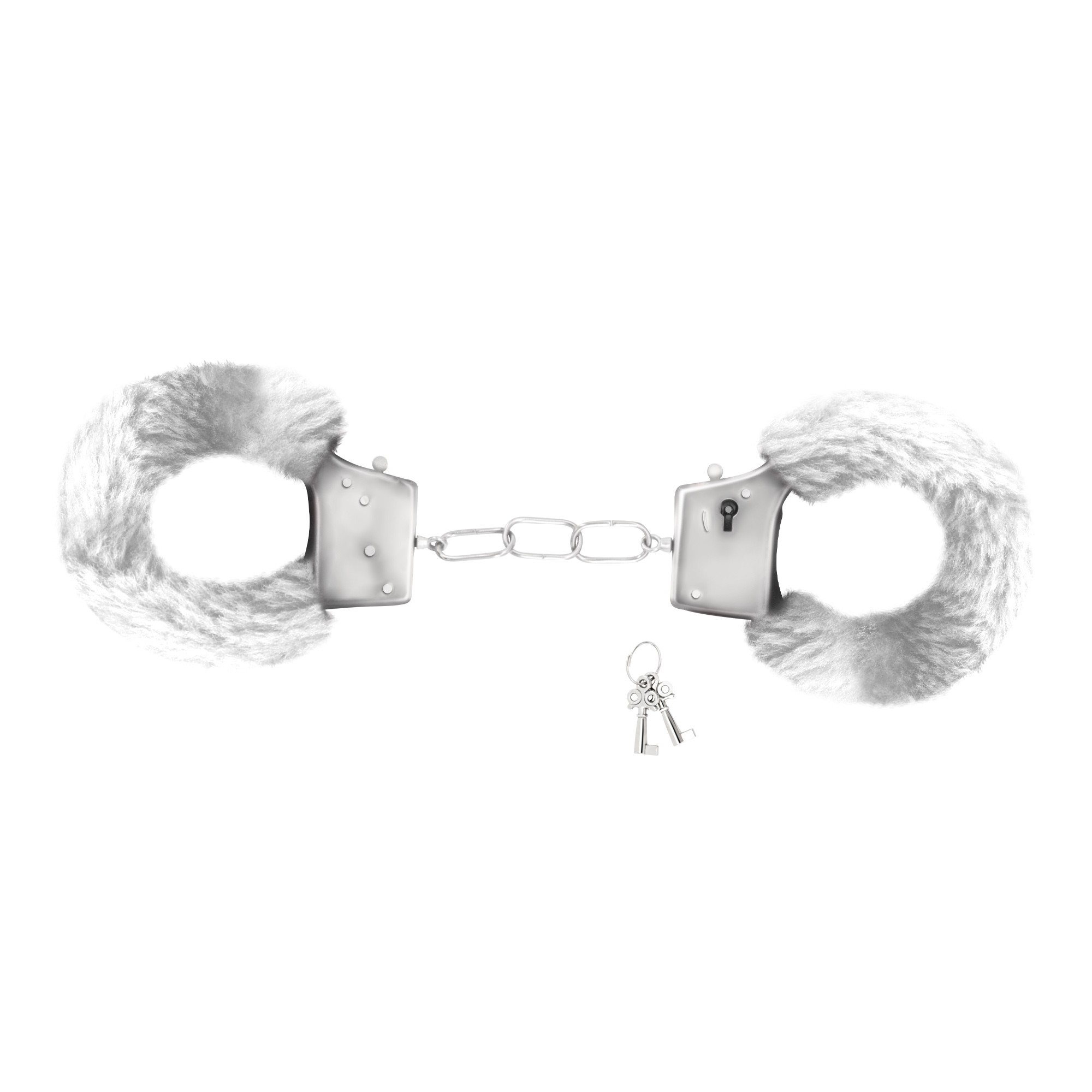 ESPOSAS DE FELPA LOVE CUFFS CRUSHIOUS BLANCAS