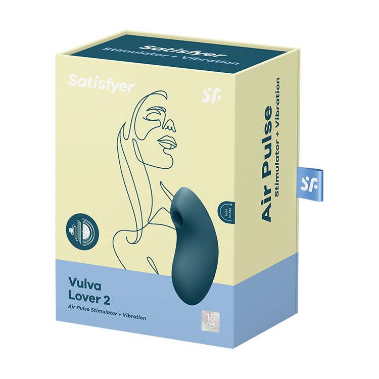 ESTIMULADOR VULVA LOVER 2 AZUL SATISFYER