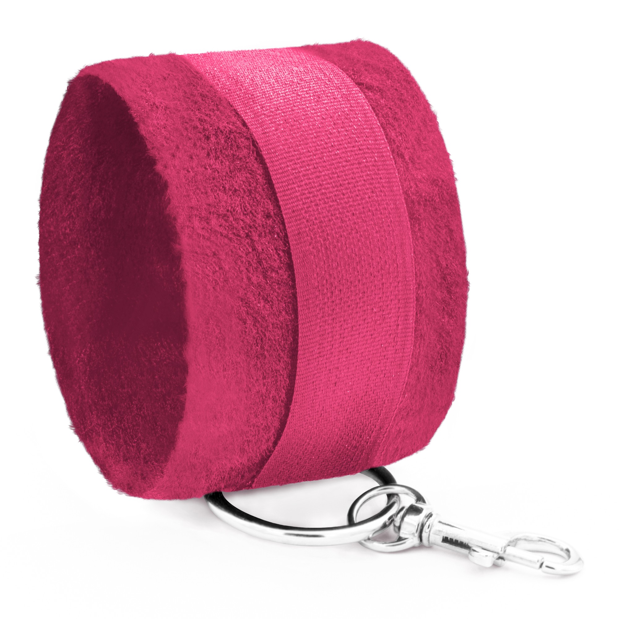 TOUGH LOVE VELCRO HANDCUFFS WITH EXTRA 40CM CHAIN CRUSHIOUS PINK