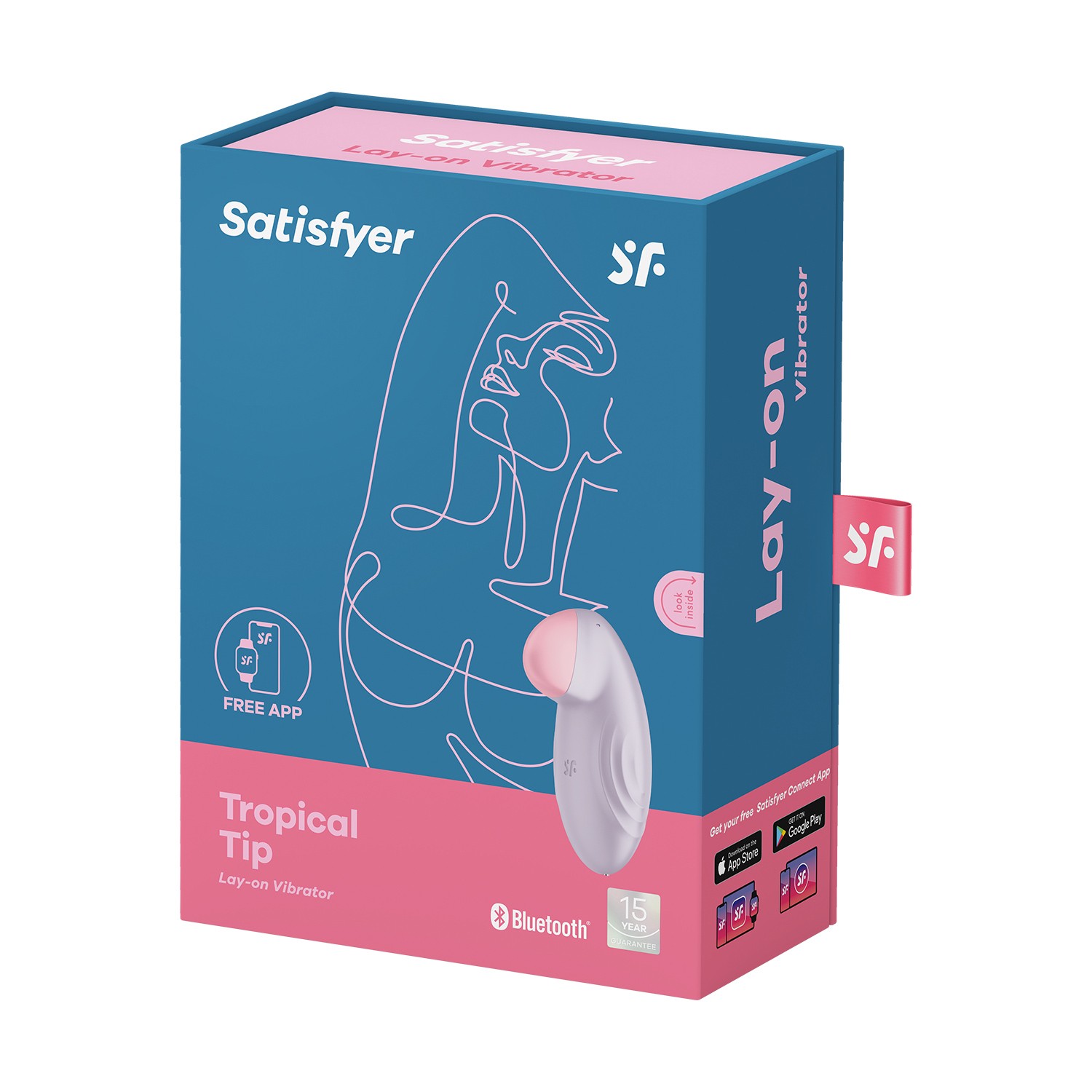 STIMOLATORE TROPICAL TIP CONNECT APP LILLA SATISFYER