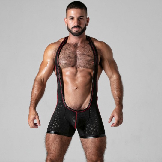 SINGLET LOOK AT IT LOCKER GEAR ROSSO