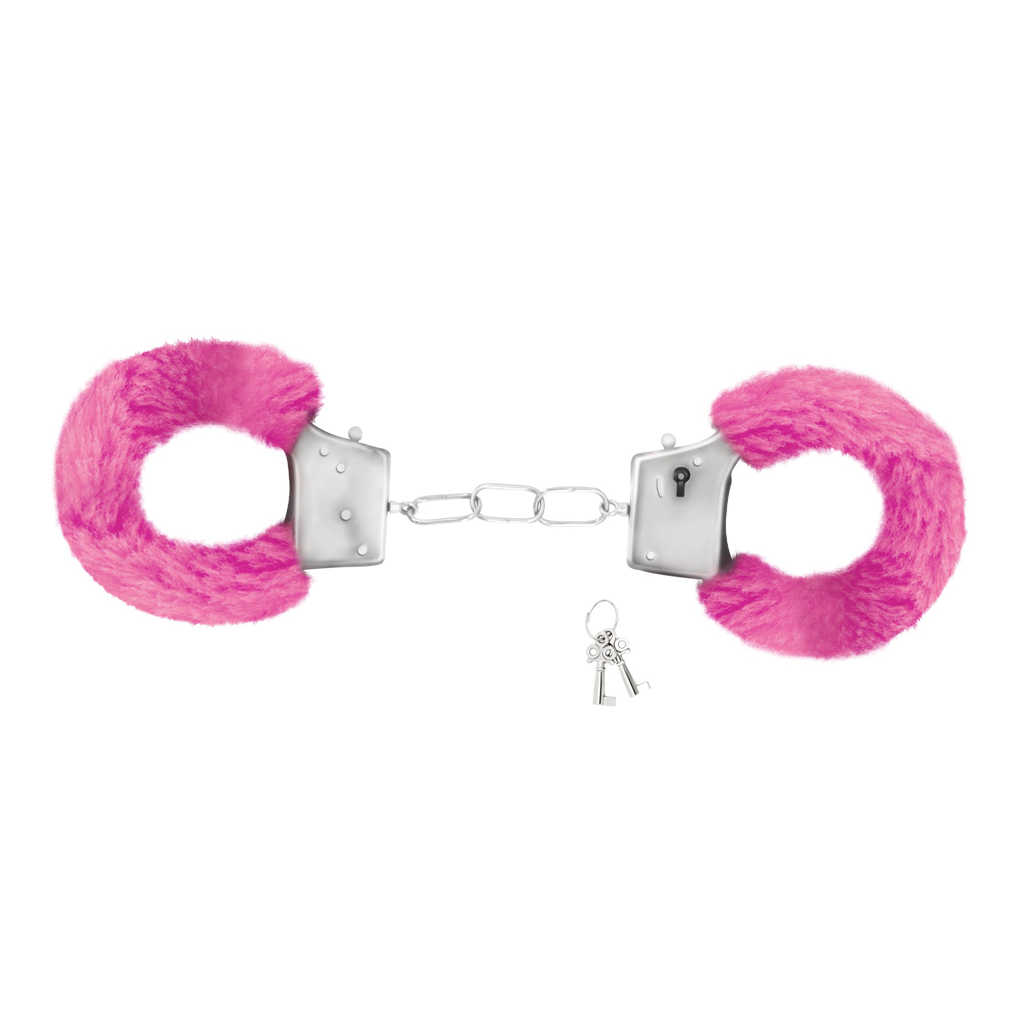 LOVE CUFFS FURRY HANDCUFFS CRUSHIOUS PINK