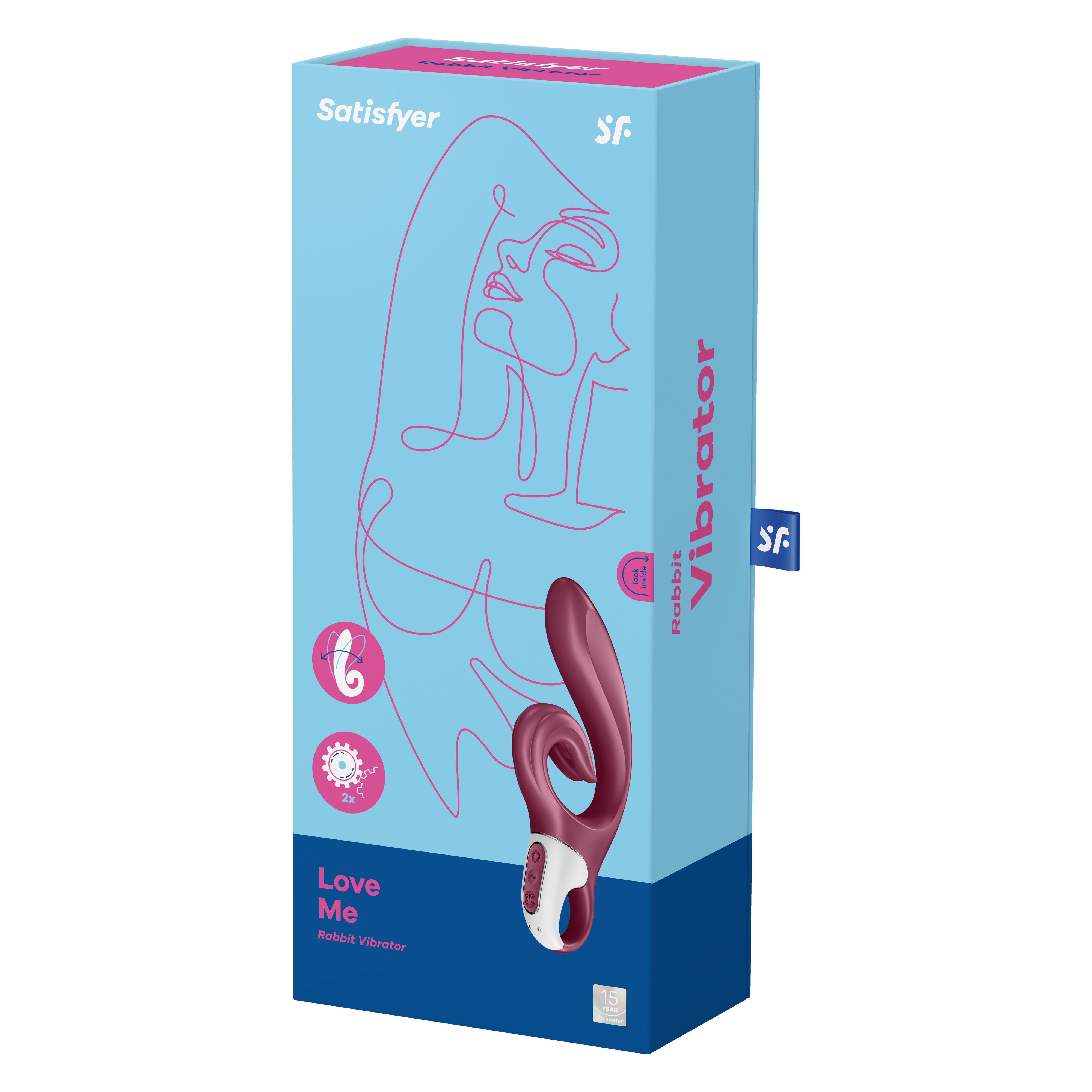 VIBRATEUR LOVE ME ROUGE SATISFYER