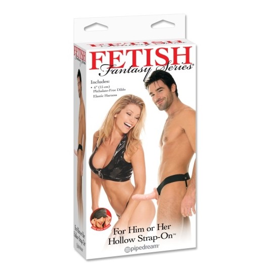 STRAP-ON OCO PARA INICIANTES FETISH FANTASY SERIES BRANCO