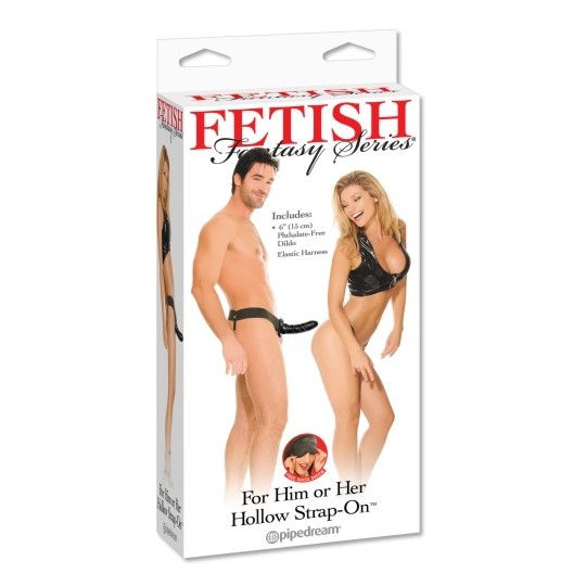 FETISH FANTASY SERIES BEGINNER´S HOLLOW STRAP-ON BLACK