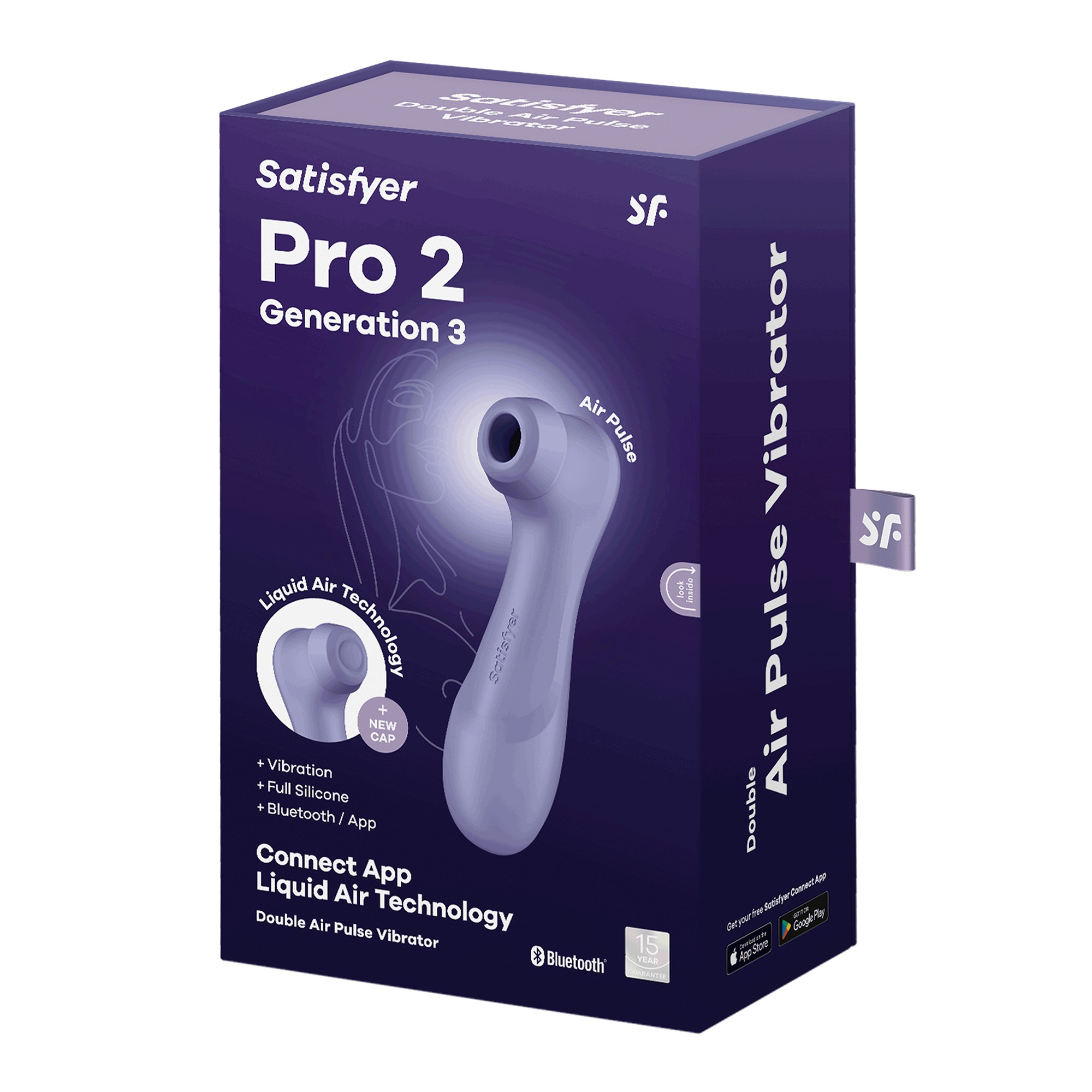 SATISFYER PRO 2 GEN 3 WITH CONNECT APP LILAC