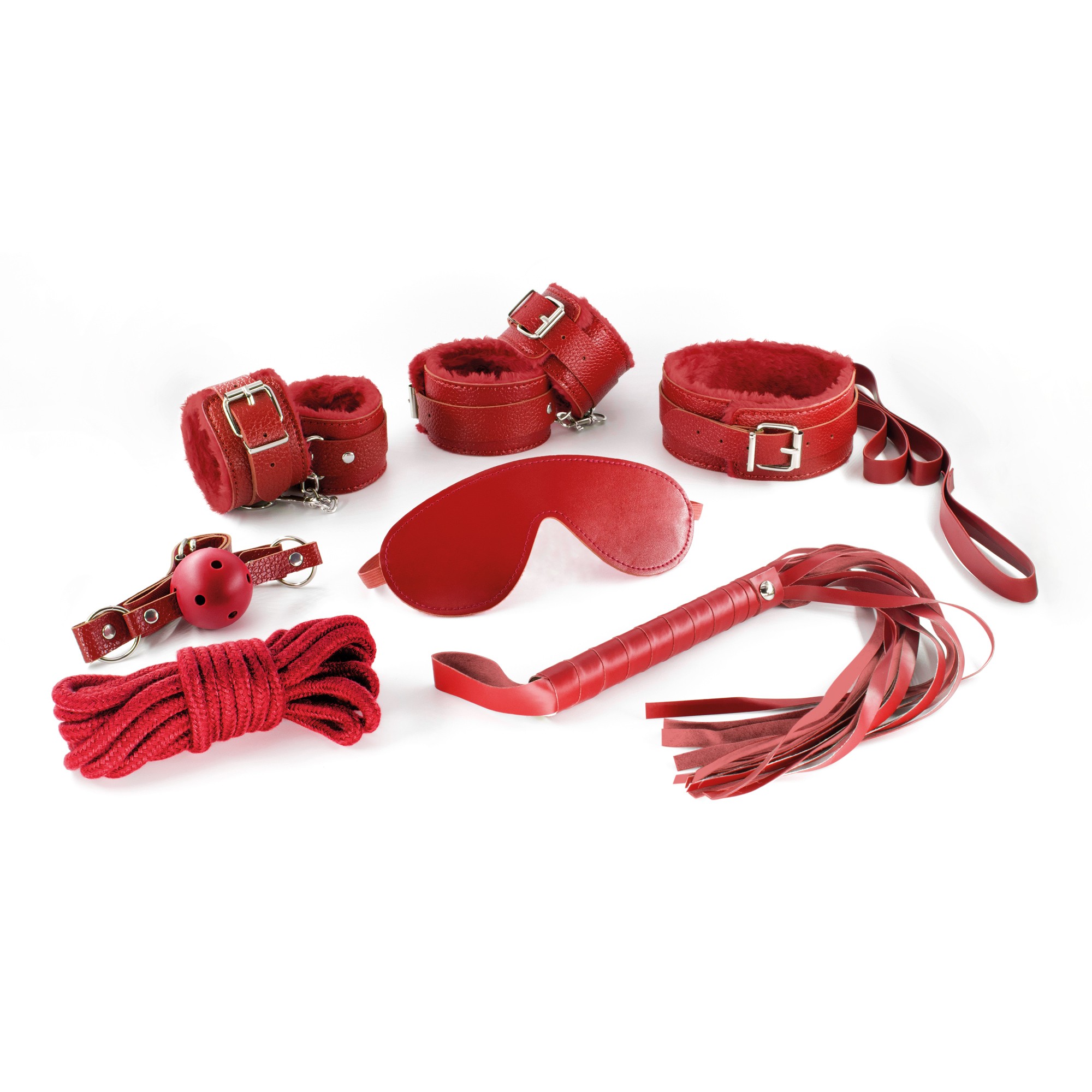 KIT BDSM DUNGEONS &amp; MAIDENS VERMELHO CRUSHIOUS