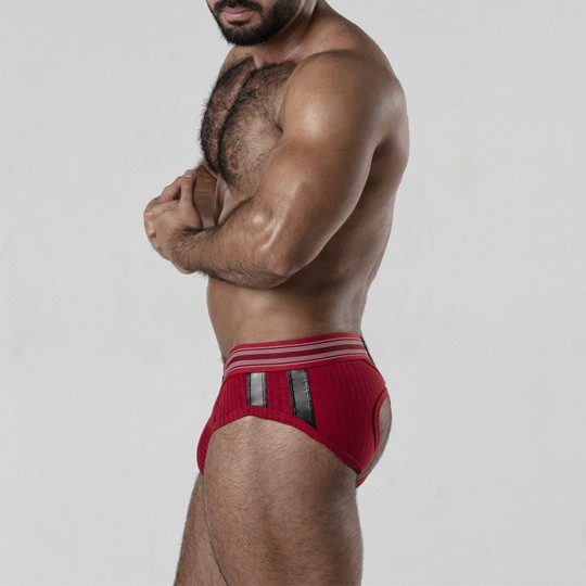 CALZONCILLO BACKROOM BOTTOMLESS LOCKER GEAR ROJO