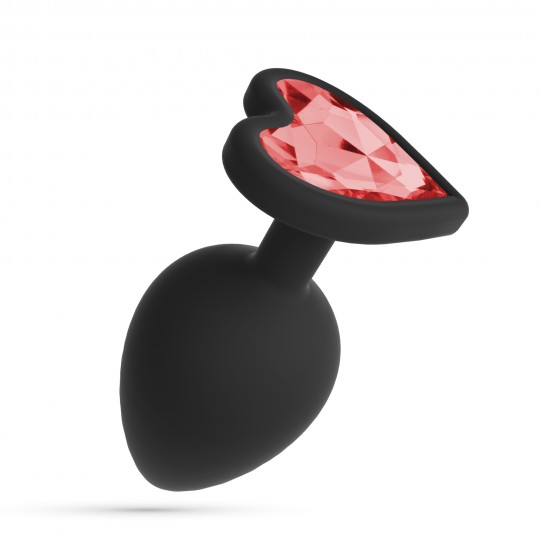 CRUSHIOUS CUORE SMALL ANAL PLUG WITH 4 INTERCHANGEABLE JEWELS