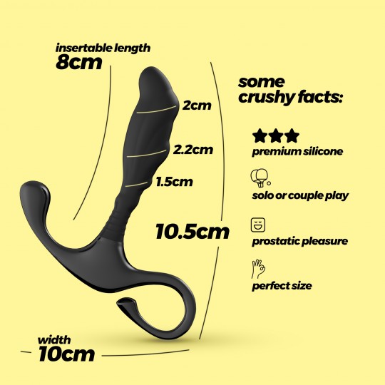 CRUSHIOUS DJINN SILICONE PROSTATE MASSAGER